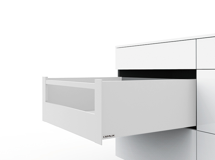 Cemux H Box SLIM vnitřní zásuvka bílá H199