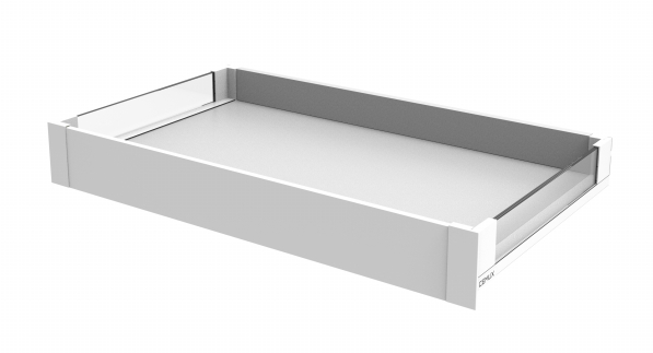 Cemux H Box SLIM vnitřní skleněné bočnice bílá H84/500 mm čelní panel