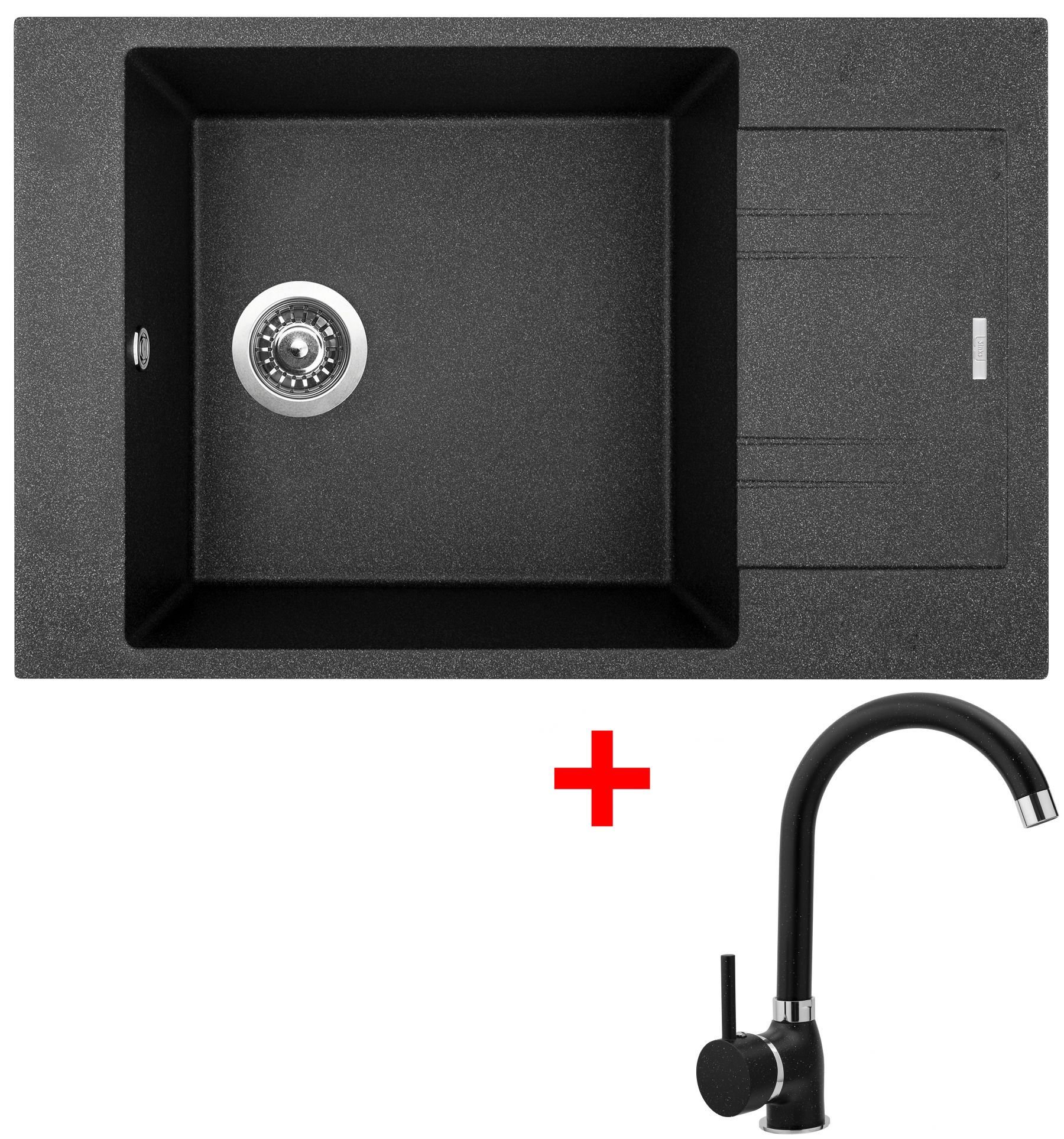 Sinks VARIO 780 Granblack + POLO granblack