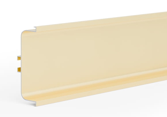 Gola zásuvkový C profil 2,9 m bílá matná, Barva:Zlatá matná