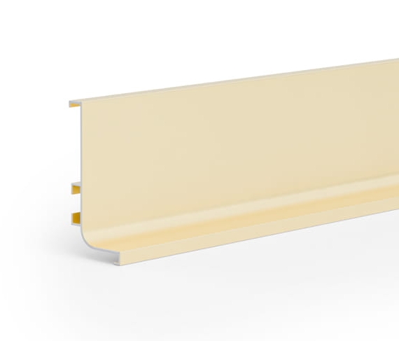 Gola dvířkový J profil 2,9 m bílá matná, Barva:Zlatá matná