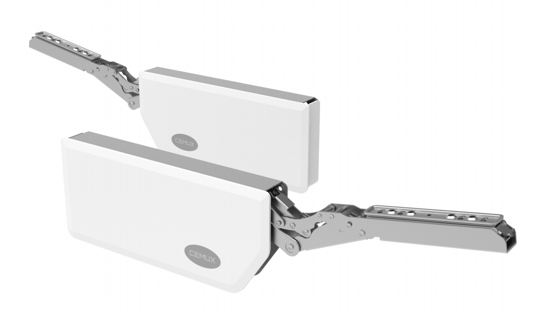 Cemux výklop LIFT MAX TIP-ON M střední na dvířka do 600 mm bílý