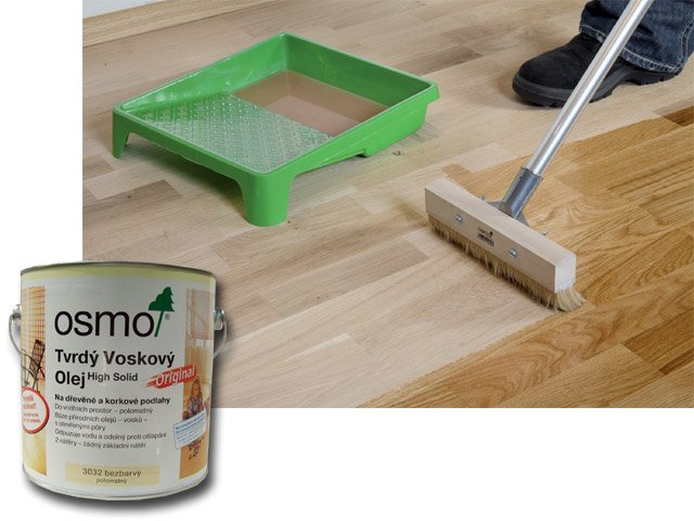 OSMO tvrdý voskový olej Originál 3032 bezbarvý hedvábný polomat, objem:2,5 l
