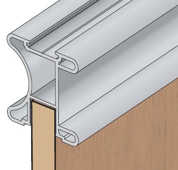 Úchytková lišta S22 délka 2,7 m