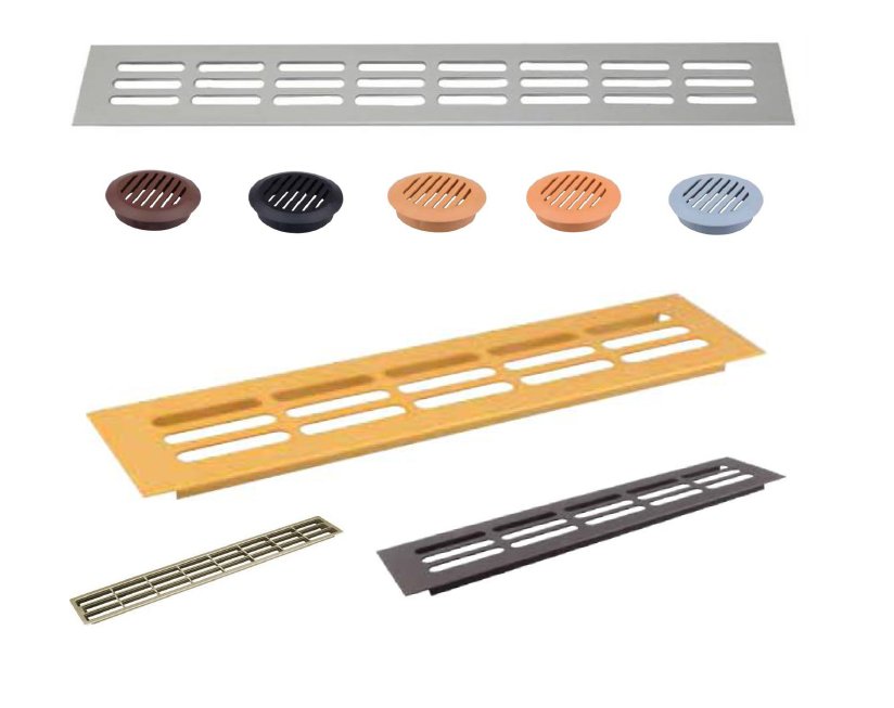 Větrací mřížky a vzdušníky