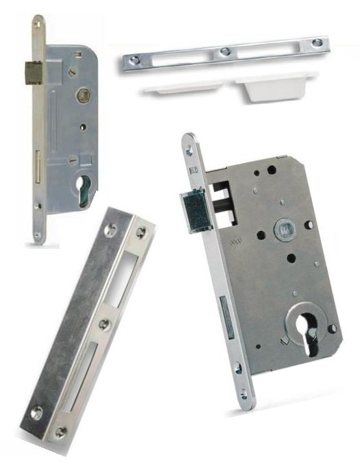 Zámky zadlabací HOBES a protiplechy