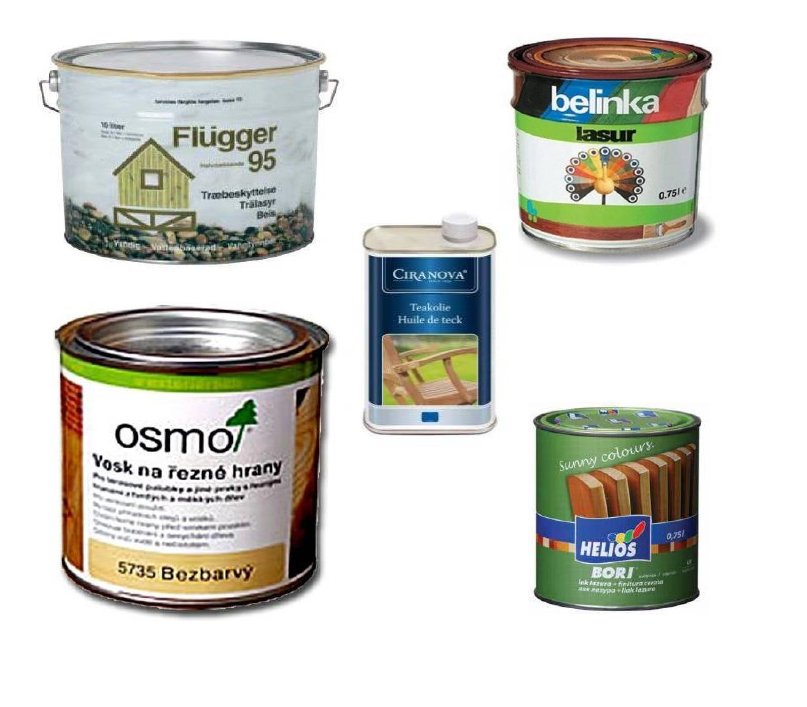 Laky, vosky a oleje