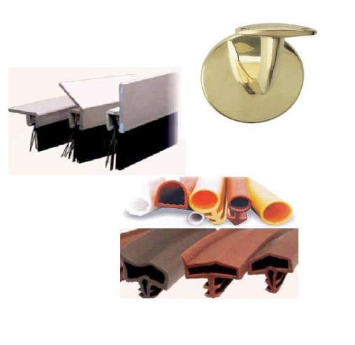 Doplňky a těsnění na dveře a okna