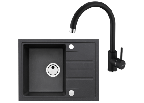 Jednodřez s odkapem + baterie