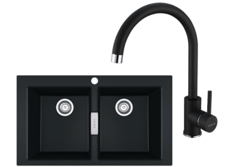 Tektonitový dvojdřez + baterie