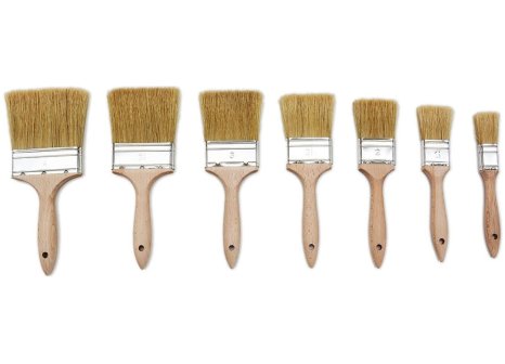 Nanášecí rouna, štětce a válečky