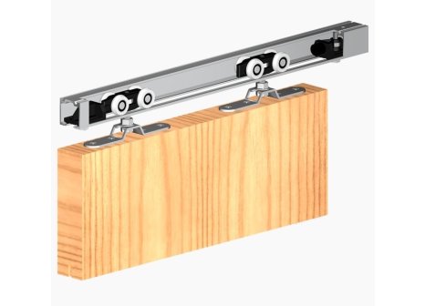 Kování na posuvné interierové dveře dřevěné