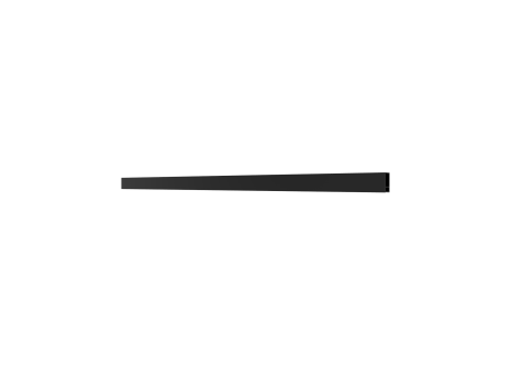 Cemux kování pro potravinovou skříň H Box SLIM černá 450mm