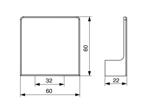 Knopka Lara černá matná