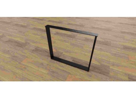 ARdesign stolová podnož U, 710 černá