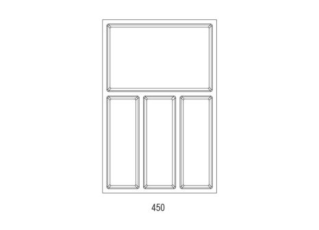 Příborník SKY 500/450 antracit