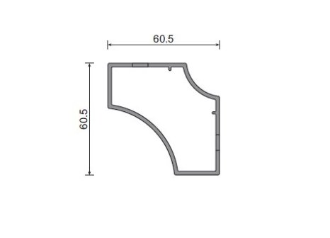Stolová konstrukce Alu Star pro dřevěnou desku B5 hliník