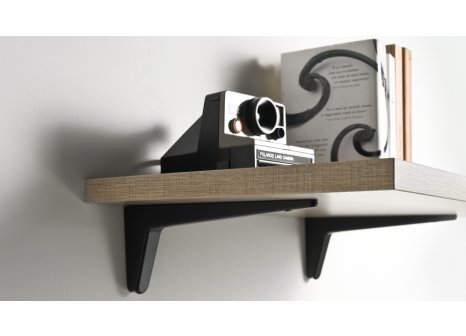 Podpěra policová Typo černá matná