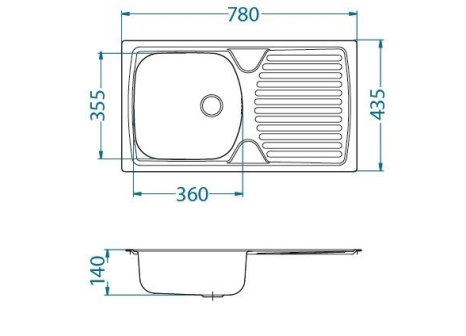Alveus BASIC 170 NAT + Riviera X