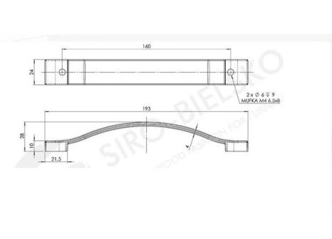 Úchytka Romana dub surový
