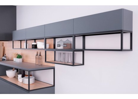 K20 systém koupelnový stůl černý mat