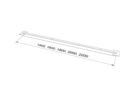 ARdesign vzpěra stolové podnože bílá