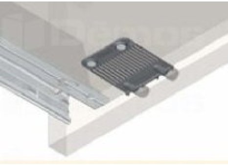 Stabilizátor čela a dna plast šedý