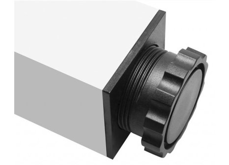 Stolová noha výška 710 mm 60 x 60 mm eloxovaný hliník
