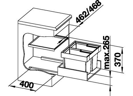 Blanco Flexon II 50/2 2 x 19l