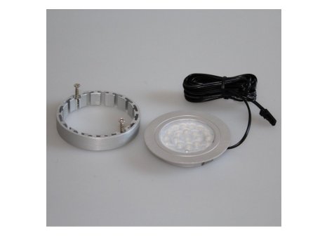 LED sada 3 světel OVAL nerez