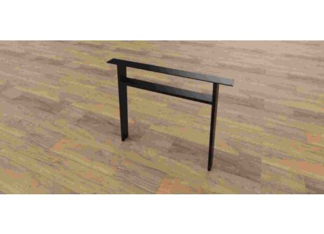 ARdesign stolová podnož konkávní H, 710 černá