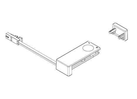 LED profil Celux SLS-02 přívodní kabel s minizásuvkou + pohybový vypínač