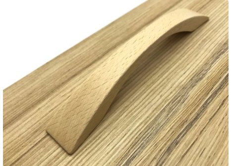 Úchytka Sisa dřevěná buk lakovaný