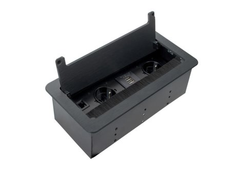 Elektro zásuvka INBOX černá