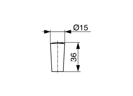 Úchytka Beata dřevěná knopka buk surový