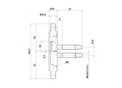 závěs OTLAV 190/16 bronz speciál
