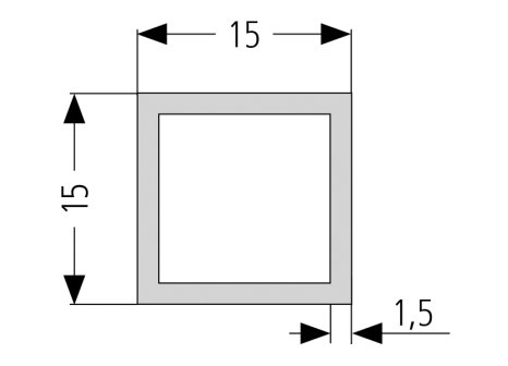 Vzpěra hliníková pod varnou desku