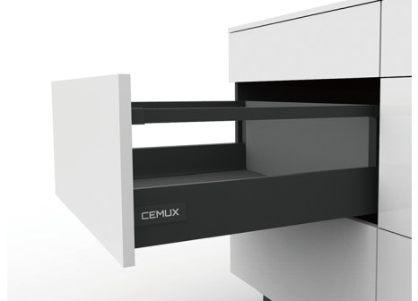 Cemux A Box sada zásuvek 6 x H84 + 12 x H199/500 mm antracit