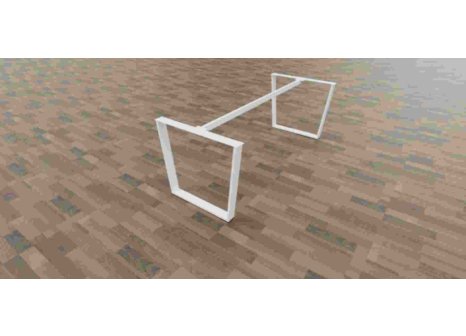 ARdesign stolová podnož V, 710 bílá