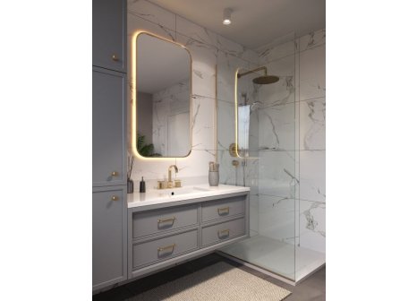 Knopka Stilo zlatá broušená