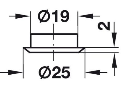 zámek Symo centrální sada táhlo 100 cm + 6x zásuvka - komplet