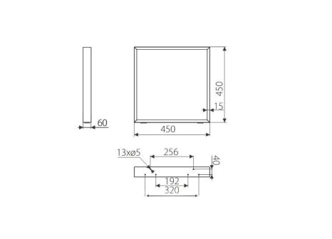 Konferenční stolek ELEGANT COFFEE černá