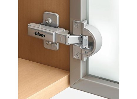 BLUM 71B960A CLIP TOP závěs 95° polonaložený Alu s tlumením