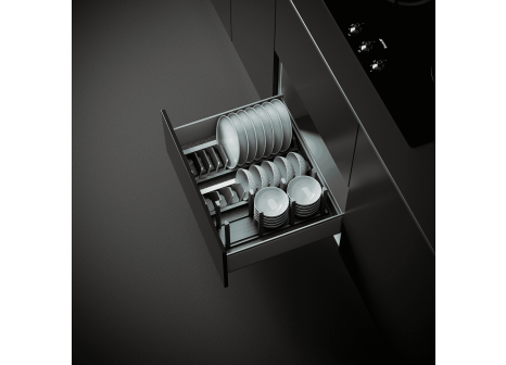 Cemux STAR držák na talíře 120x470x80 mm šedý