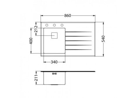 Alveus Crystalix 10 černá