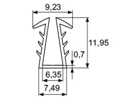 SISO Glass- těsnění na sklo 5- 6 mm