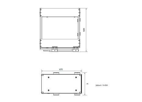 Cemux IRON Line 30-3D plné dno s tlumením bílá