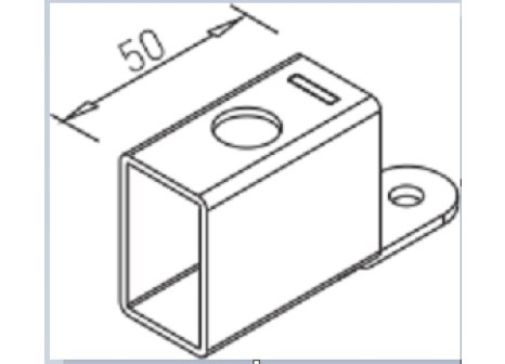VOGA rohová prodlužovací spojka EDGE