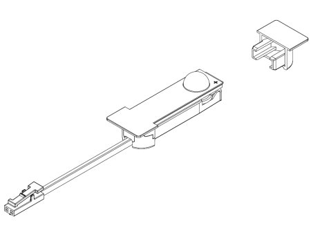 LED profil Celux SLS-03 přívodní kabel s minizásuvkou + senzor PIR