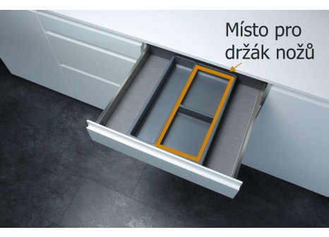 Příborník Separado Flex držák na nože antracit